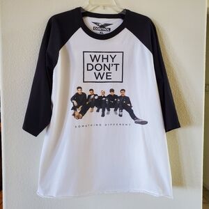 "Why Don't We" Band - Summer Tour 2017 - B&W Tee - 3/4 Sleeve Design